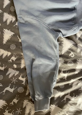 Zara mavi crop sweatshirt - Görsel 2