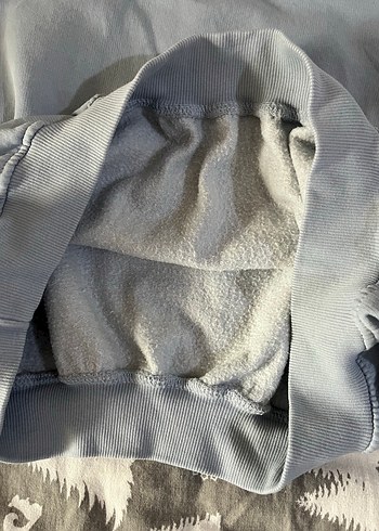 Zara mavi crop sweatshirt - Görsel 5
