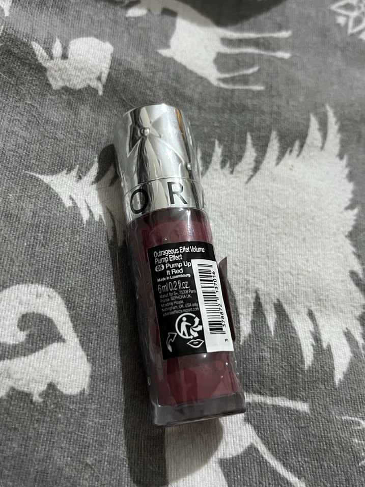 Sephora Outrageous gloss 05 Pump up it red rengi - Görsel 2
