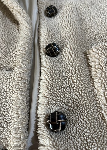 Zara peluş ceket - Görsel 5