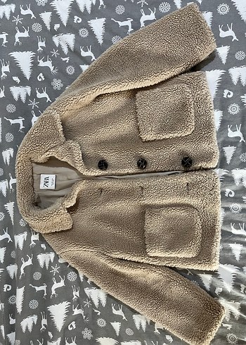 Zara peluş ceket - Görsel 2