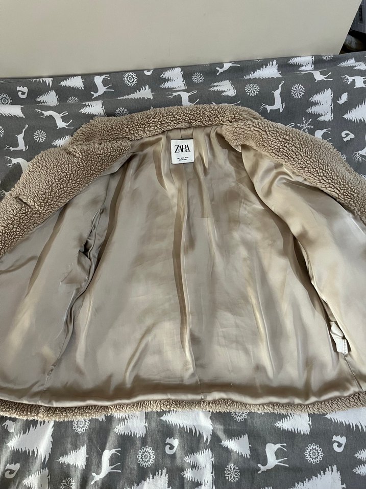 Zara peluş ceket - Görsel 4
