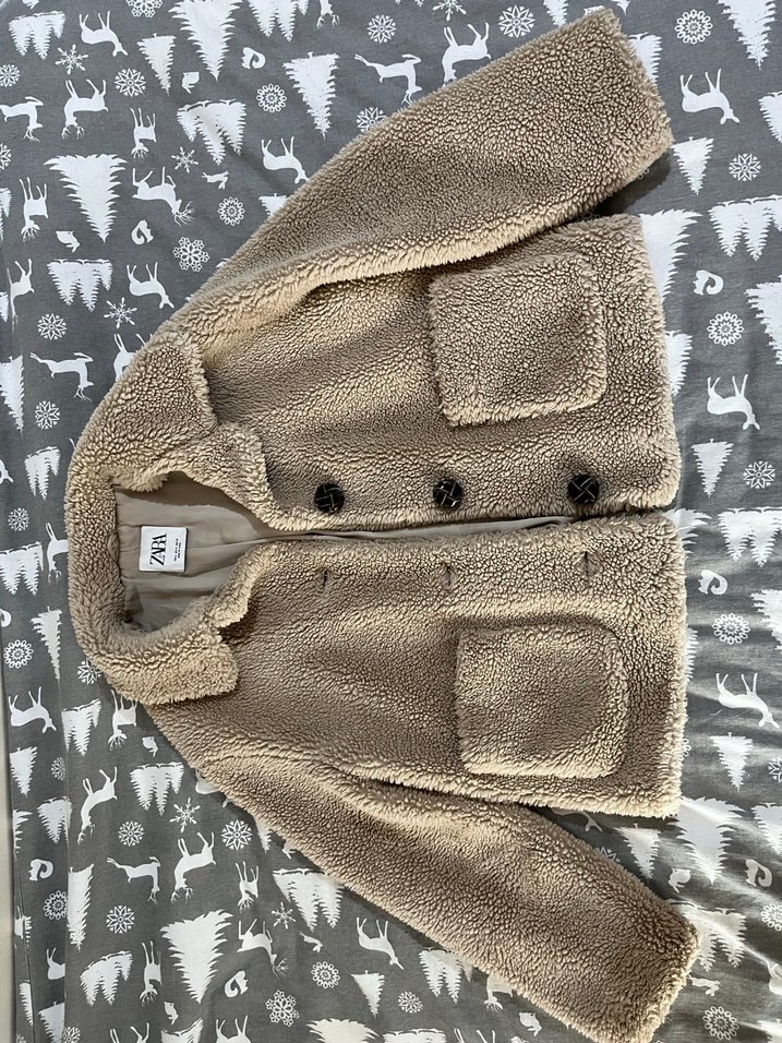 Zara peluş ceket - Görsel 2