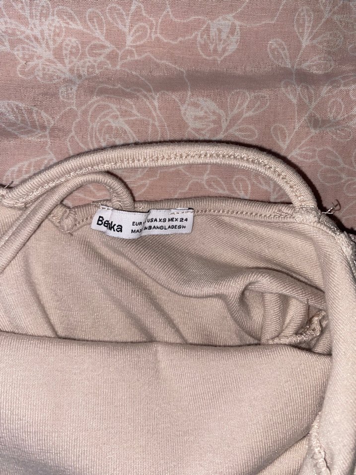 Bej Askılı Elbise Askısı - Görsel 3