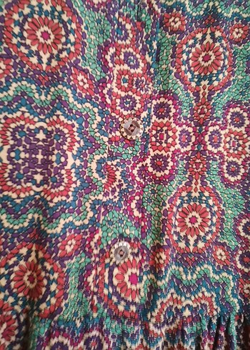 Diger Kadın Bordo Bohem Uzun Elbise - Görsel 7