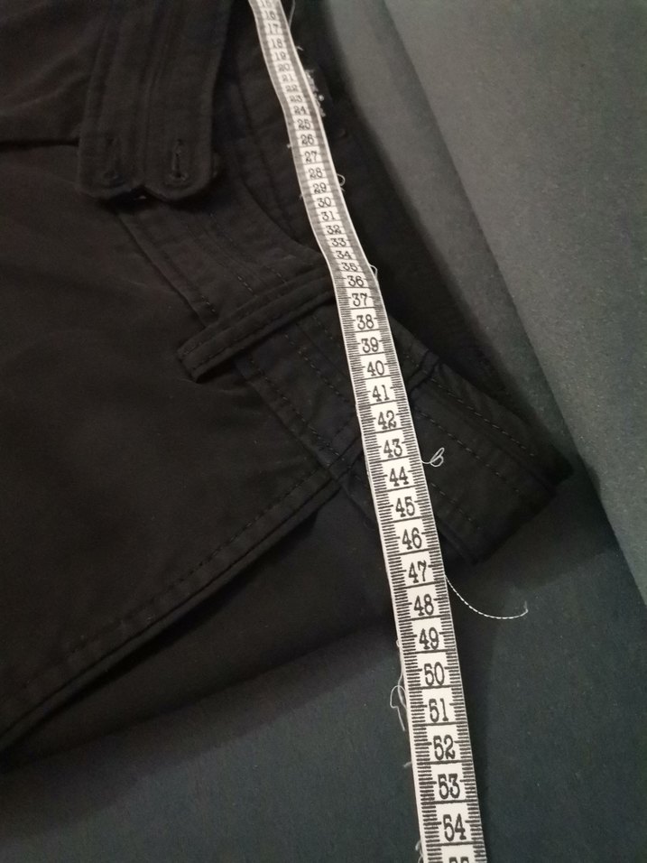 Kadın Siyah Kemerli Midi Kumaş Pantolon - Görsel 4