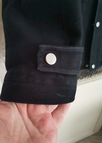 Siyah Erkek Düğmeli Midi Ceket - Görsel 6