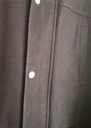 Siyah Erkek Düğmeli Midi Ceket - Görsel 4