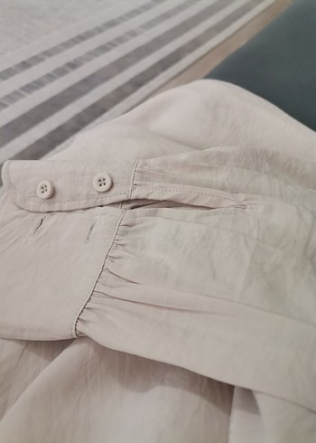 Bej Kadın  Gömlek tunik - Görsel 9