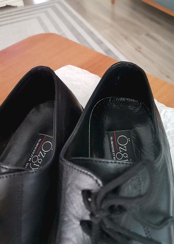 Erkek Siyah Deri Klasik Bağcıklı Ayakkabı - Görsel 8