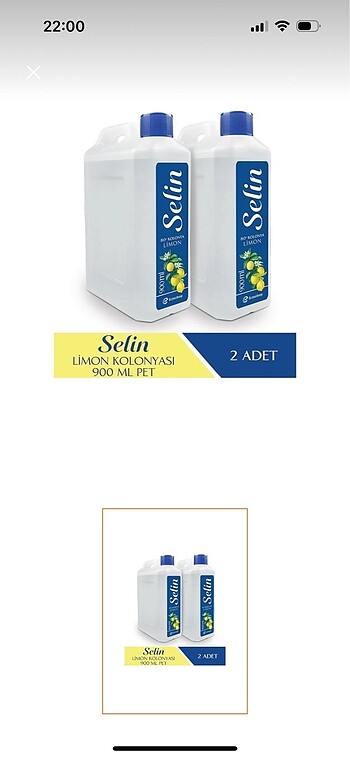Selin Kolonya 1 adet (900 ml)