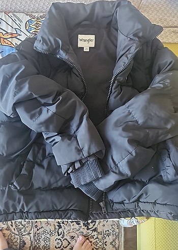 Wrangler Gri Midi Kışlık Kadın Mont
