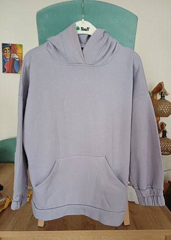 TİLLE..XXL.. GRİ Kapüşonlu Erkek Sweatshirt - Görsel 3