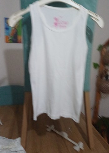 aeropostale ..LCW Kız Çocuk Beyaz Dantel Detaylı Atlet.34 beden - Görsel 6