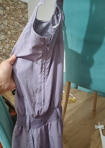 sısle..  Lila Fırfırlı Tulum..36..38..beden - Görsel 5