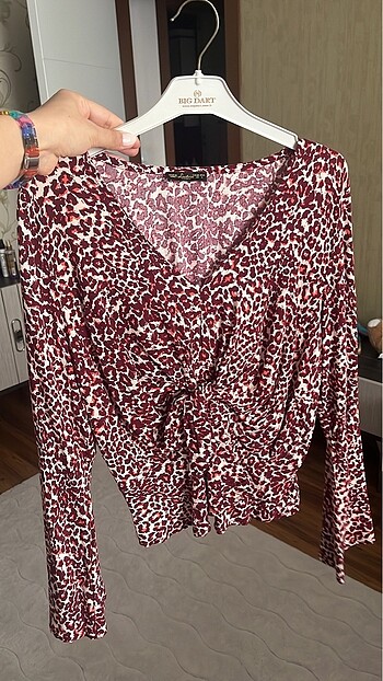 Bordo renkli bluz