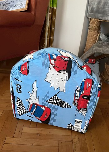 Arabalı Mavi Çocuk Koltuğu - Görsel 3