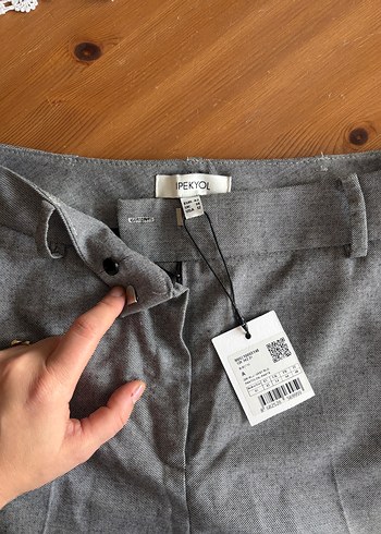 İpekyol kumaş gri pantolon - Görsel 5