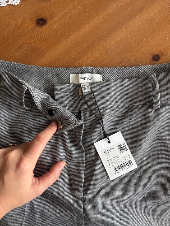 İpekyol kumaş gri pantolon - Görsel 5