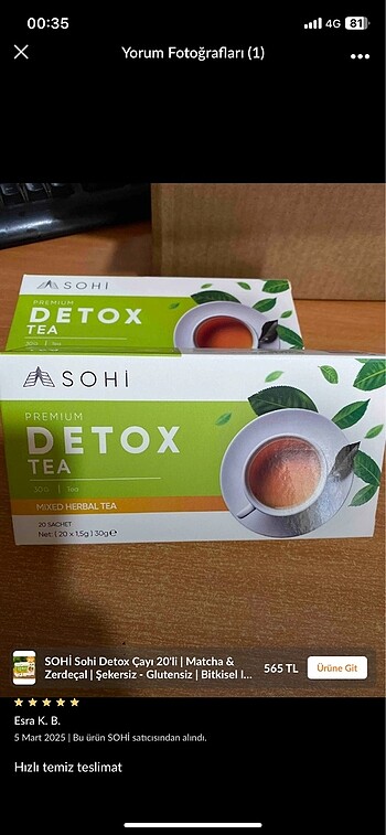 Diğer Detox çay (tea)