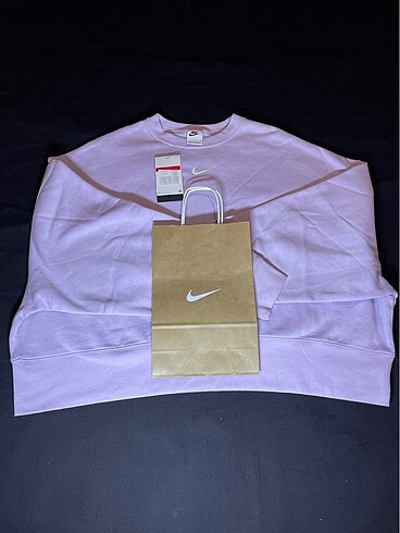 m Beden mor Renk Nike Collection Essentials Sweatshirt
