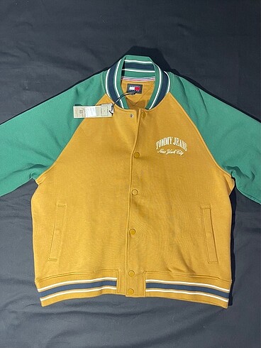Tommy Hilfiger Kolej Yaka Bomber Ceket