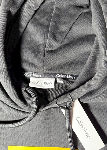 Calvin Klein Kapüşonlu Gri Sweatshirt - Görsel 4