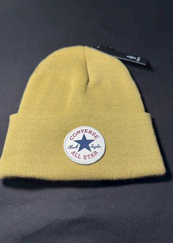 Converse Sarı Örgü Kadın Bere - Görsel 2