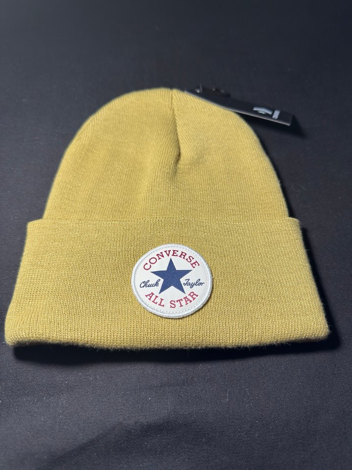 Converse Sarı Örgü Kadın Bere - Görsel 2