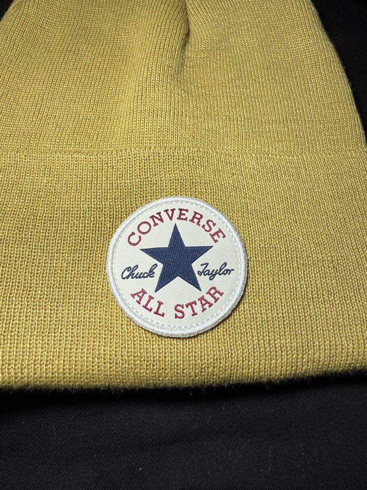 Converse Sarı Örgü Kadın Bere - Görsel 3