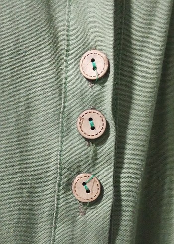 Düğmeli Uzun Kollu Tunik - Görsel 5