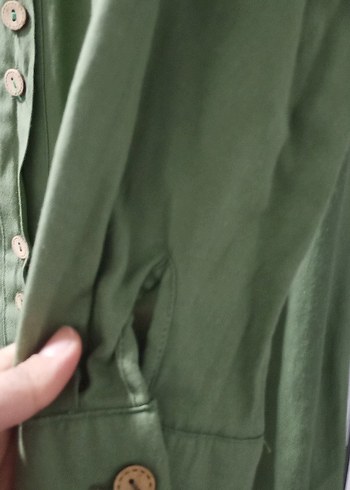 Düğmeli Uzun Kollu Tunik - Görsel 3