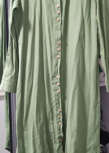 Düğmeli Uzun Kollu Tunik - Görsel 7