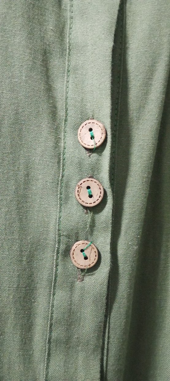 Düğmeli Uzun Kollu Tunik - Görsel 5