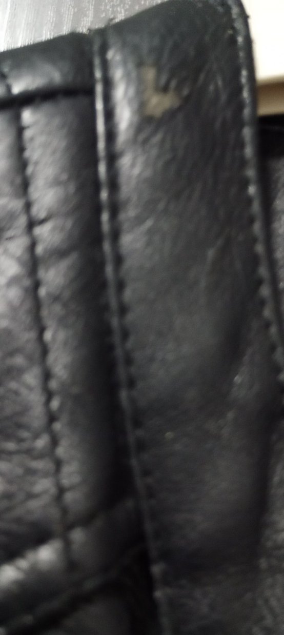 Siyah deri ceket - Görsel 3