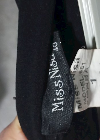 Siyah Uzun penye tarzda esnek kumaş dar uzun Kadın Etek - Görsel 7