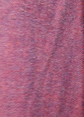 Bordo Uzun Kollu Keten Kadın Gömlek - Görsel 3