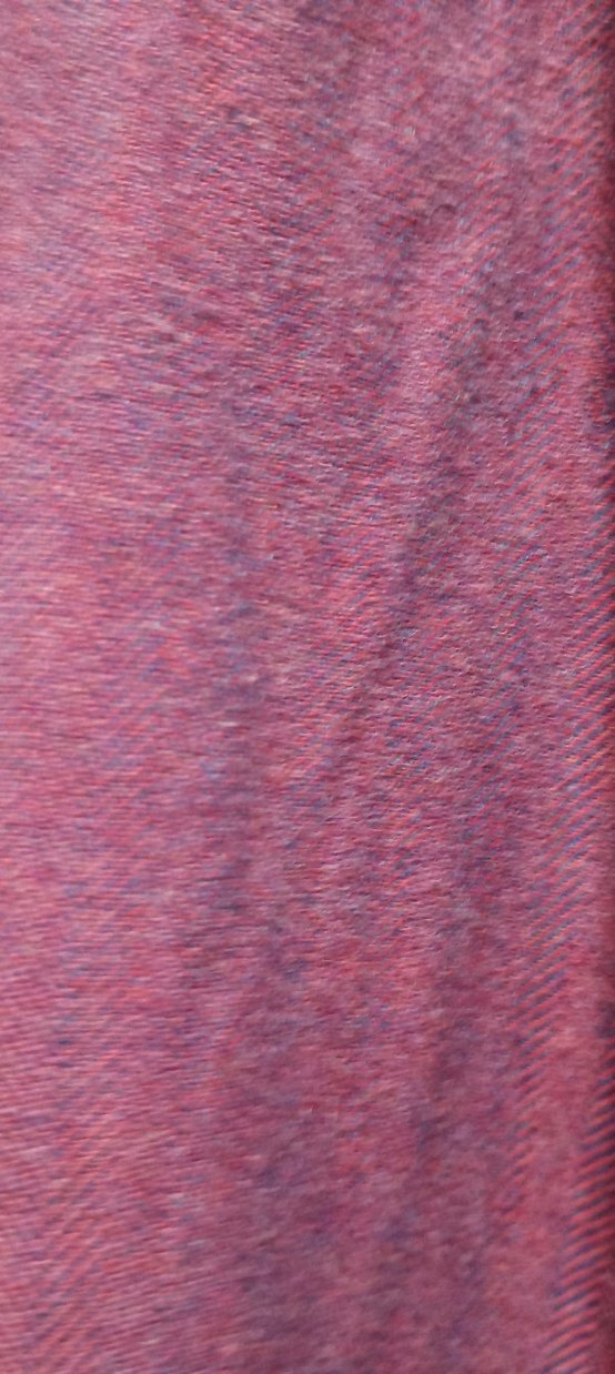 Bordo Uzun Kollu Keten Kadın Gömlek - Görsel 3