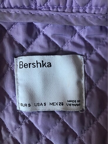 s Beden mor Renk bershka ceket