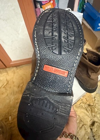 Kahverengi Deri Biker Botlar Tokalı - Görsel 4