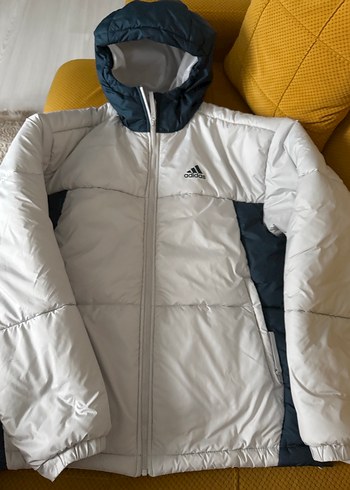 Adidas Gri Fermuarlı erkek Kışlık Mont - Görsel 2