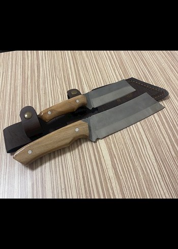 ATAK ORJ. DERİ KILIFLI BABA-OĞUL AVCI SET - Görsel 4