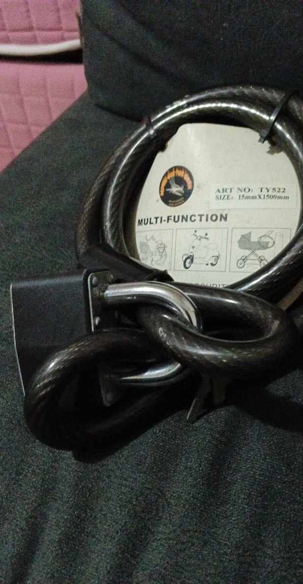 Çok Fonksiyonlu Güvenlik Kablosu TY522 Siyah - Görsel 3