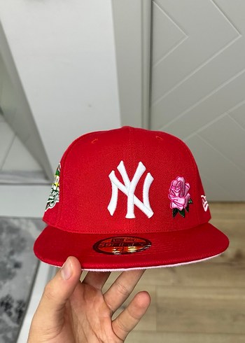 New era kırmızı cap şapka - Görsel 2