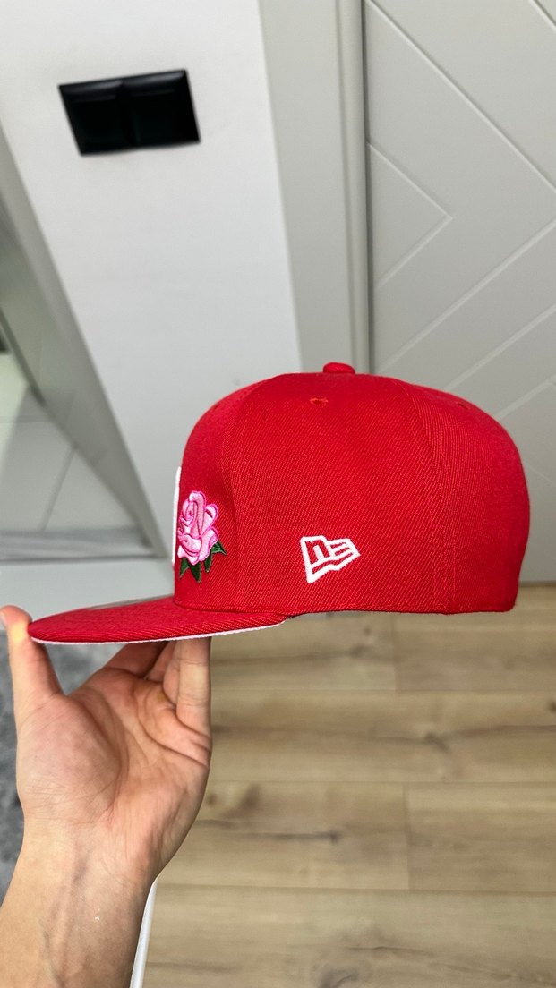 New era kırmızı cap şapka - Görsel 3