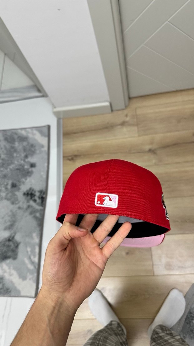 New era kırmızı cap şapka - Görsel 4