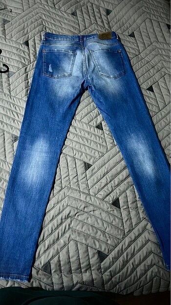 40 Beden mavi Renk Bershka Pantolon