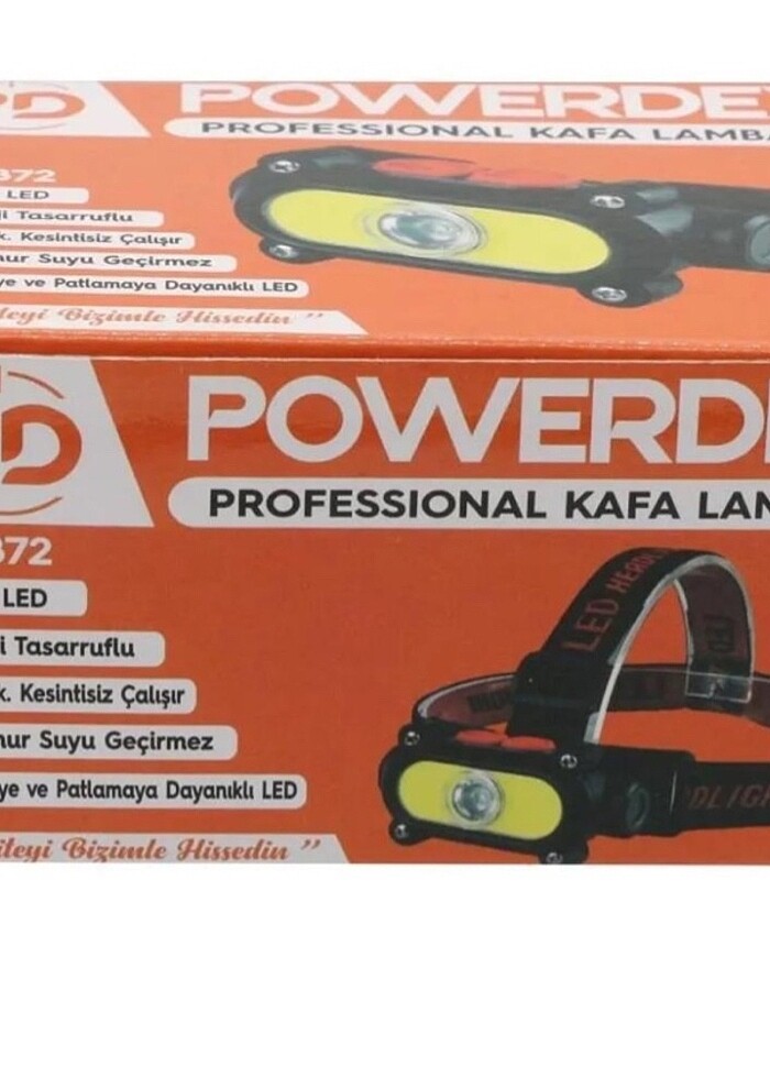 Yagmur Suyu Geçirmez Profesyonel Cob Led'li Kafa Lambasi Pd-8872 - Görsel 5