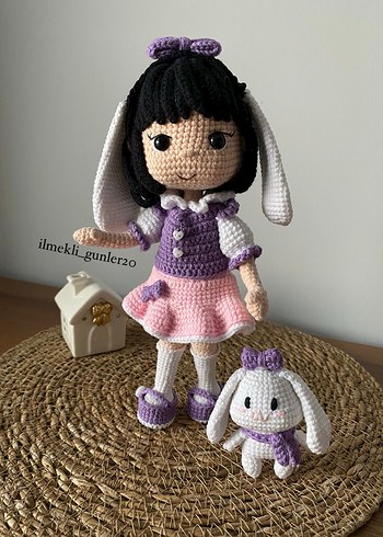 Amigurumi Bebek ve Tavşan - Görsel 2