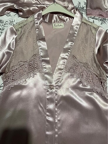 Pierre Cardin Saten Gecelik Çeyiz Seti 6?lı - Görsel 7